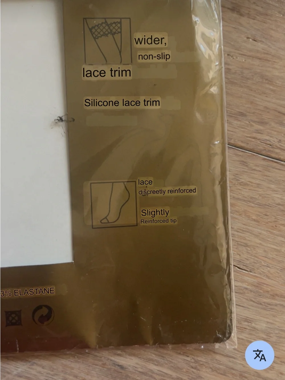 Yves Saint Laurent YSL Lycra Pantyhose  15 bas Concorde new never used